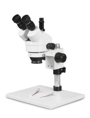 WP-1AF Simul-Focal Trinocular Zoom Stereo Microscope - 0.7X-4.5X Zoom Range