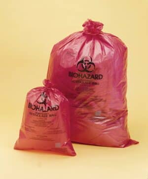 Red Biohazard Disposal Bags