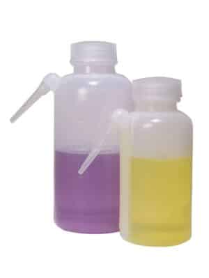 Wash Bottles, Unitary, LDPE