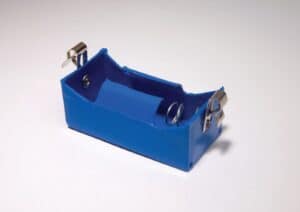 D Cell Battery Holder with Fahnestock Clips