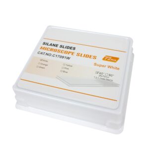 Silane Coated Glass Microscope Slides