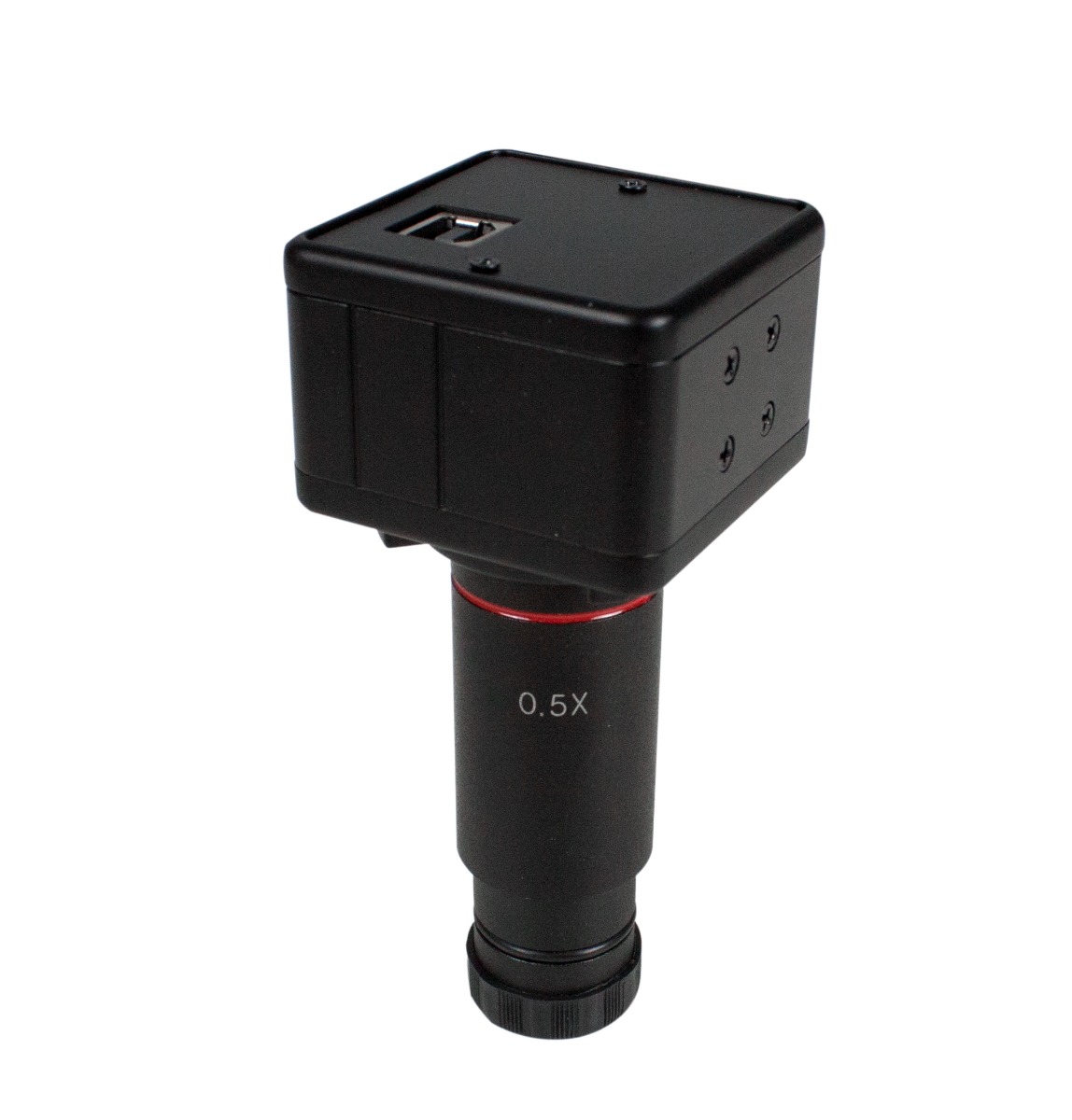 WP-1FZ-IHL20-5N-MS Simul-Focal Trinocular Zoom Stereo Microscope - 0.7X-4.5X Zoom Range, 0.5X & 2.0X Auxiliary Lenses, Dual Gooseneck LED Light, 5MP Digital CMOS Camera, Mechanical Stage - Image 5