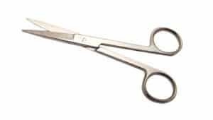 Dissection Scissors, Stainless Steel, Sharp/Sharp, 4.5"