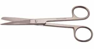 Dissection Scissors, Stainless Steel, Sharp/Blunt, 5.5"