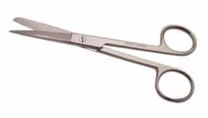 Dissection Scissors, Stainless Steel, Sharp/Blunt, 6.5"