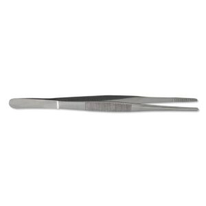 Specimen Forceps, Stainless Steel, 6" Straight