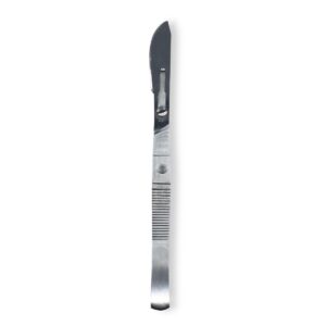 Safety Lock Scalpel w/No. 22 Blade, Chrome Plated
