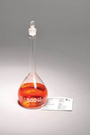 Volumetric Flasks with Glass Stoppers, Class A, Batch Certified