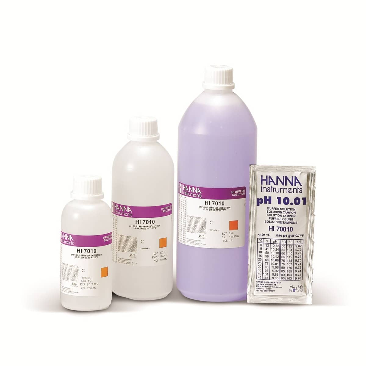 Hanna pH Buffer Solutions