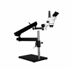 WP-9F Simul-Focal Trinocular Zoom Stereo Microscope - 0.7X - 4.5X Zoom Range