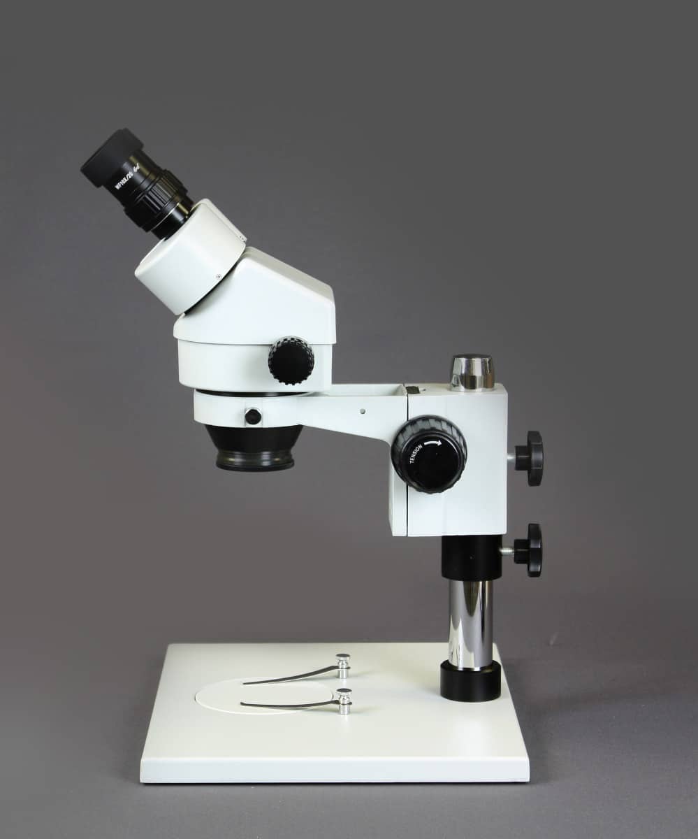 WP-1AEZ Binocular Zoom Stereo Microscope - 0.7X-4.5X Zoom Range, 0.5X & 2.0X Auxiliary Lenses - Image 2