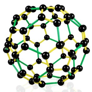 C-60 Buckminsterfullerene Molecular Model