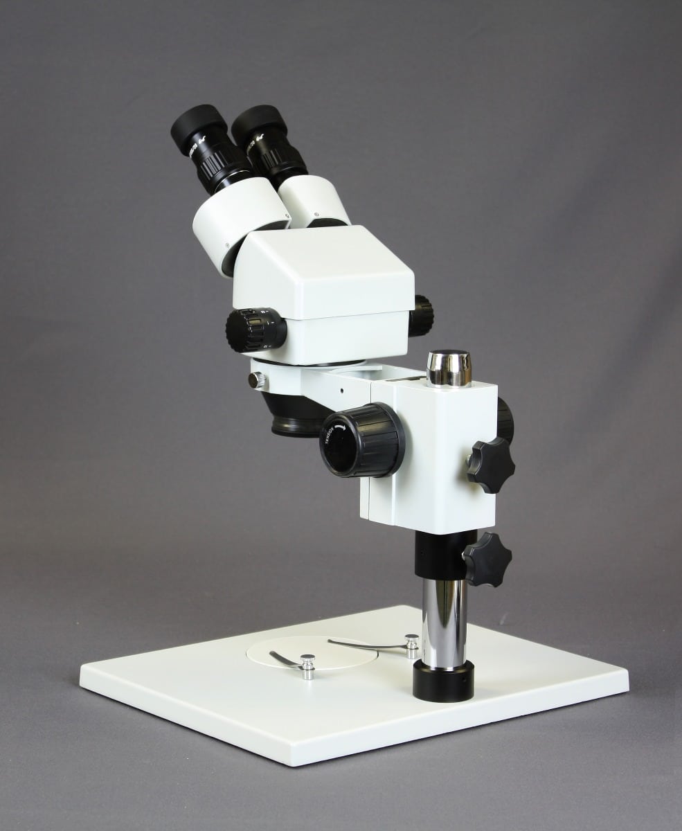 WP-1AEZ Binocular Zoom Stereo Microscope - 0.7X-4.5X Zoom Range, 0.5X & 2.0X Auxiliary Lenses - Image 3