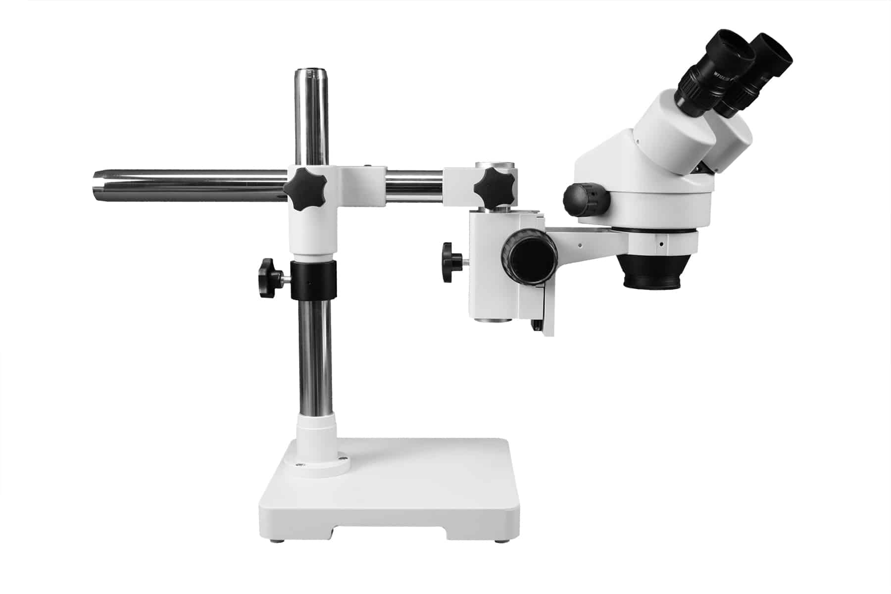 WP-3EZ-IFR07 Binocular Zoom Stereo Microscope - 0.7X - 4.5X Zoom Range, 0.5X & 2.0X Auxiliary Lenses, 144-LED Ring Light - Image 2