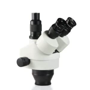 Simul-Focal Trinocular Zoom Stereo Microscope Head