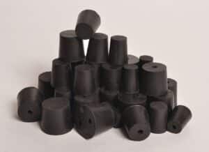 Rubber Stoppers, One-Hole
