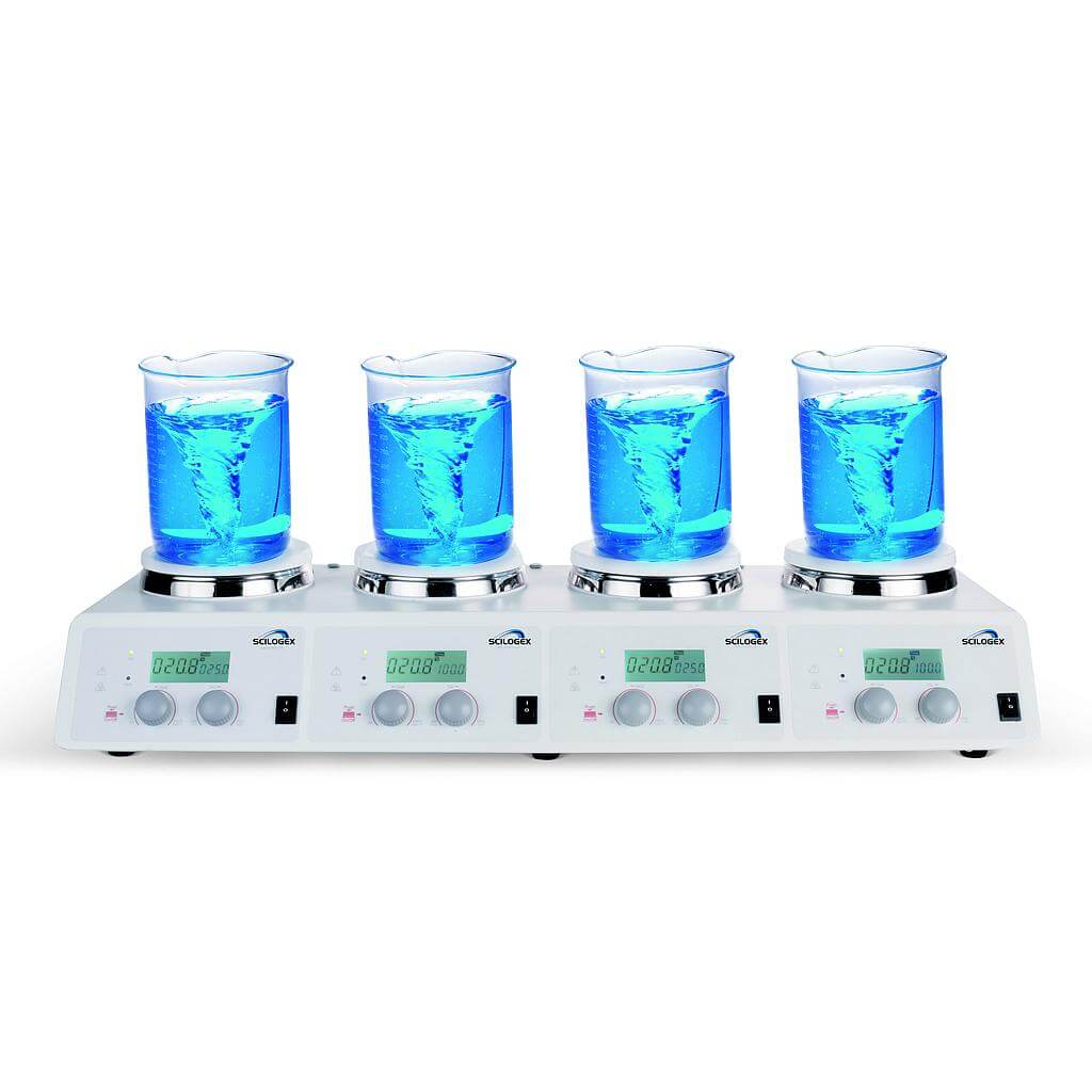 Scilogex 4-Channel Digital Magnetic Hotplate-Stirrer