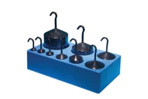 Black Enamel Hooked Weight Set