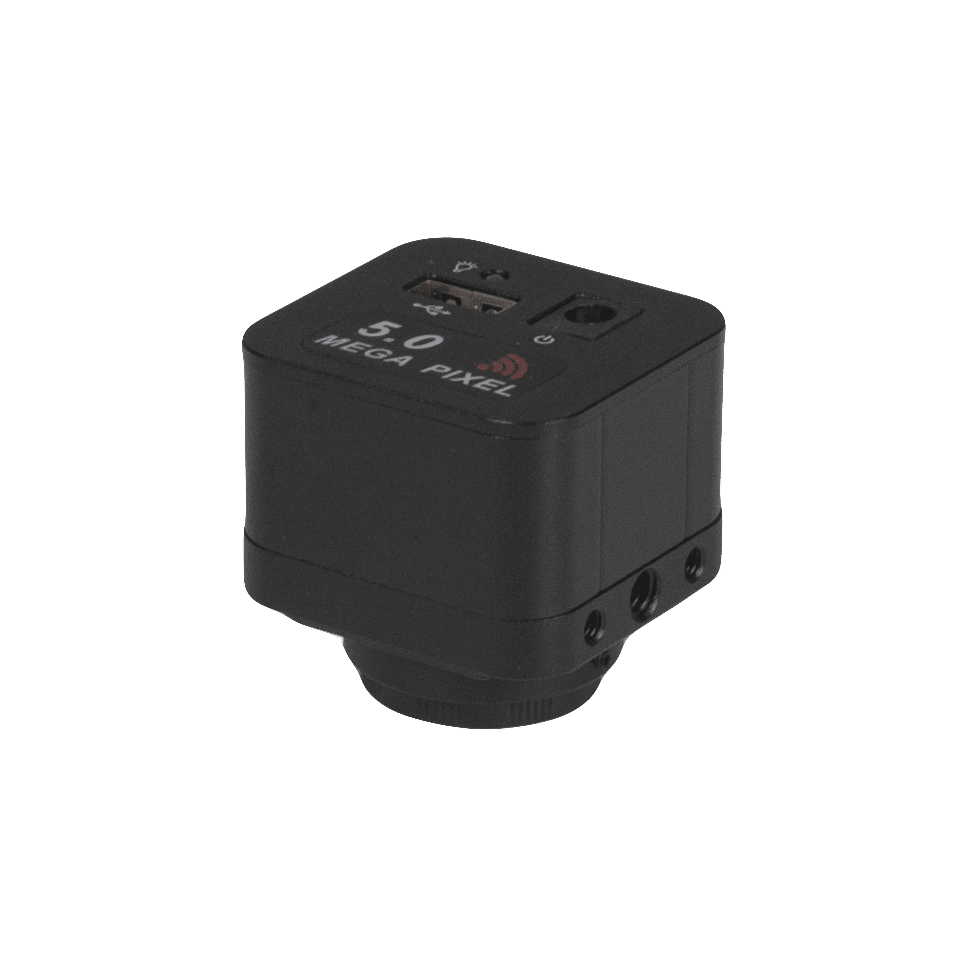 WP-5FZ-IFR07-DNS-5.0-WH Simul-Focal Trinocular Zoom Stereo Microscope - 0.7X - 4.5X Zoom Range, 0.5X & 2.0X Auxiliary Lenses, 144-LED Ring Light, 5MP WiFi Digital Camera - Image 5