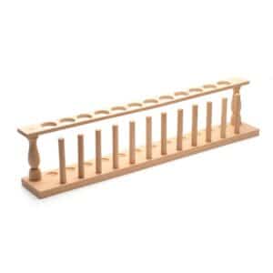 Wooden Test Tube Rack, 12-Tube